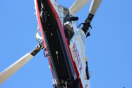 Zoom: Präzisionsarbeit des Piloten